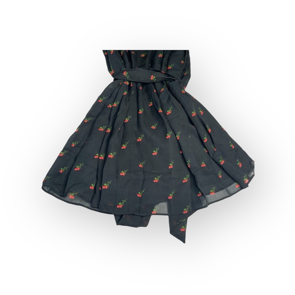 new Wildfox Couture ♥︎ Dolly Rose Print Mini Dress ♥︎ Black with Red Roses ♥︎ M - Picture 7 of 17
